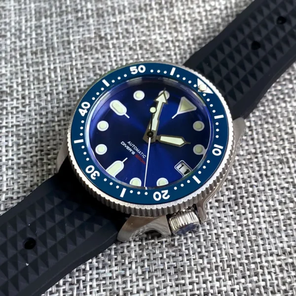 37mm-skx-steel-diver-mechanical-watches-sunburst-blue-waffle-rubber-bracelet-green-luminous-markers-3-8-3-webp