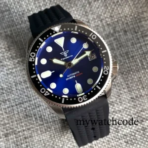 37mm-skx-steel-diver-mechanical-watches-sunburst-blue-waffle-rubber-bracelet-green-luminous-markers-3-8-webp
