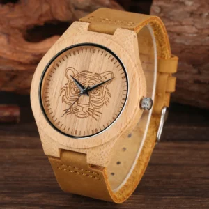 tiger-elk-engraved-dial-quartz-watch-for-men-women-brown-genuine-leather-wristband-natural-stylish-bamboo-webp