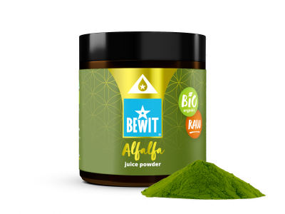Młoda alfalfa BIO RAW, sproszkowany sok