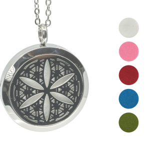 Naszyjnik Aroma Kwiat życia symbol świętej geometrii