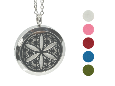 Naszyjnik Aroma Kwiat życia symbol świętej geometrii