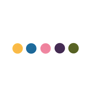 Wymienne podkładki filcowe 5 szt - bransoletka