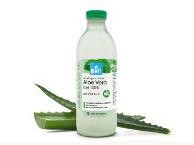 Aloe Vera żel bez miąższu, BIO RAW
