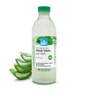 Aloe Vera żel z miąższem, BIO RAW