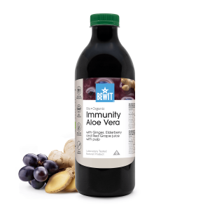 Aloe Vera Immunity żel z miąższem, BIO RAW
