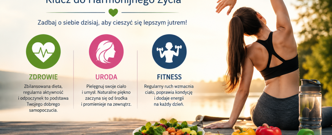 Zdrowie, uroda i fitness – codzienna rutyna dbania o siebie