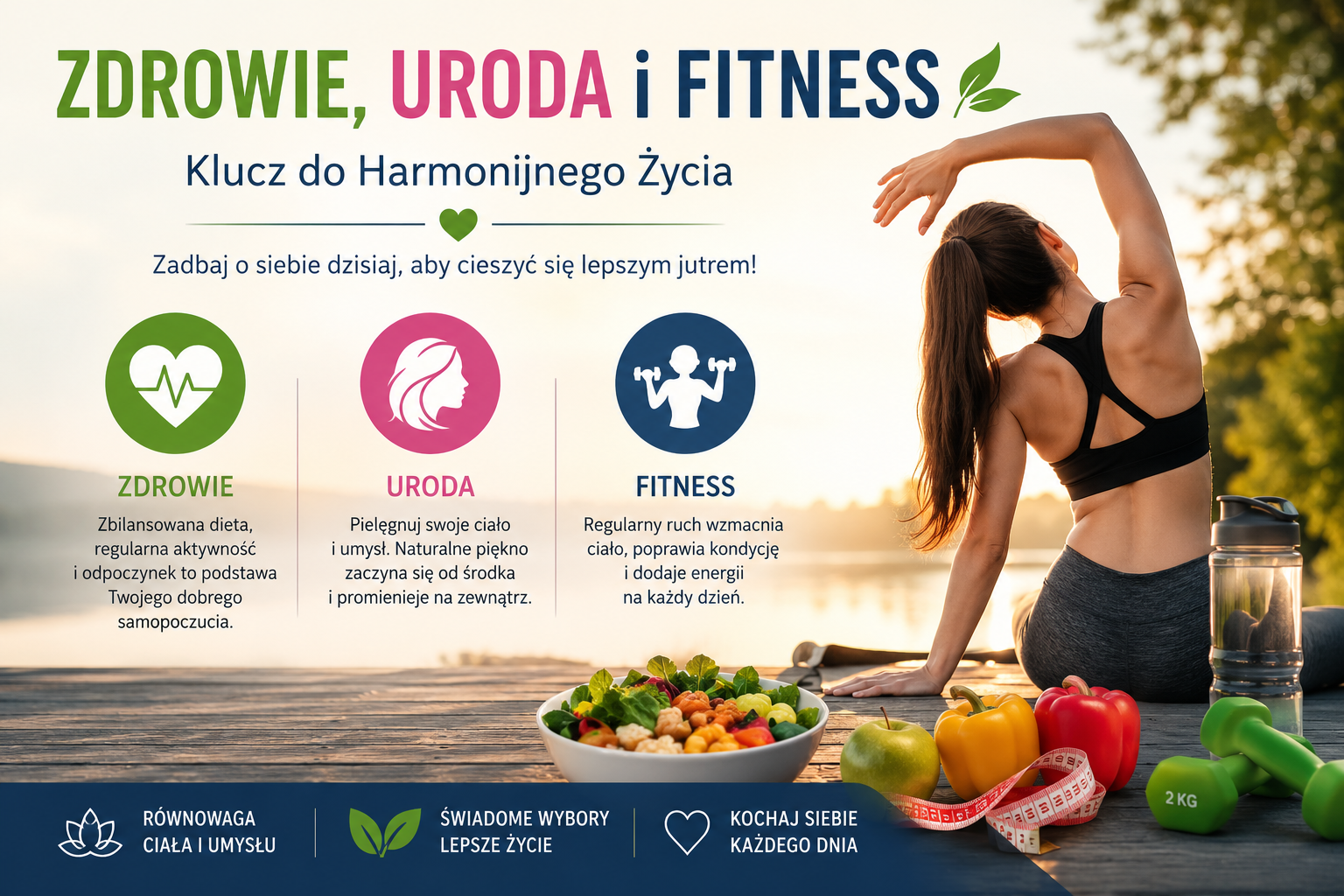 Zdrowie, uroda i fitness – codzienna rutyna dbania o siebie