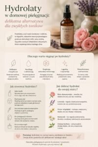 Hydrolaty w domowej pielęgnacji: delikatna alternatywa dla zwykłych toników