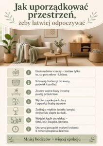 Jak uporządkować przestrzeń, żeby łatwiej odpoczywać