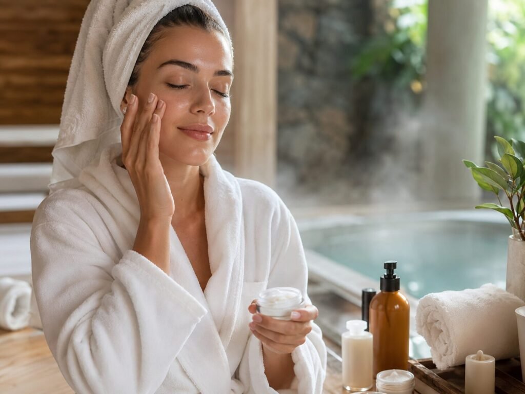 Jak dbać o skórę po saunie basenie albo jacuzzi? Praktyczne wskazówki